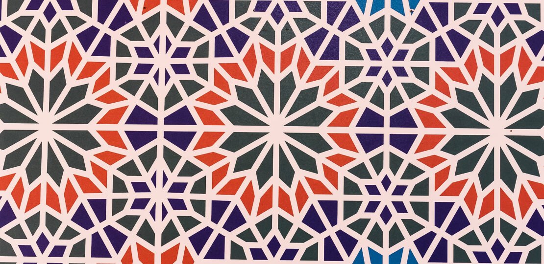 Morocco tiles background